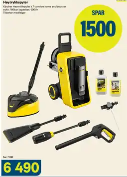 Maxbo Kärcher Høytrykkspyler k 7 comfort home ecolbooster tilbud
