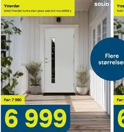 Maxbo Ytterdør tilbud
