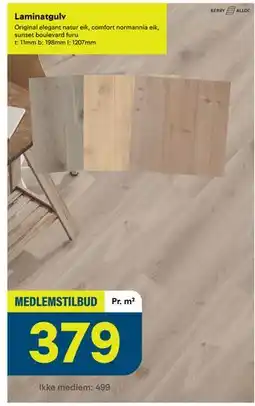 Maxbo Laminatgulv tilbud