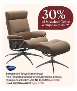 Møbelringen Stressless Tokyo Star lenestol tilbud