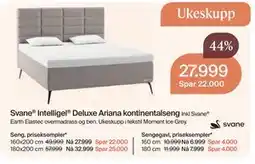 Møbelringen Svane Intelligel Deluxe Ariana kontinentalseng tilbud