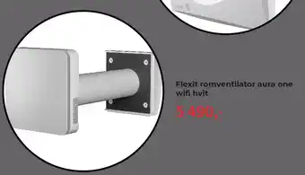 Flexit romventilator aura one wifi hvit