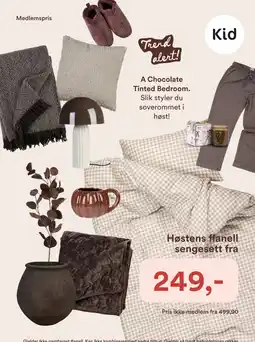 Kid Interiør Kid Høstens flanell sengesett tilbud
