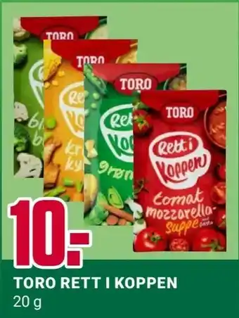 Europris Toro rett i koppen tilbud