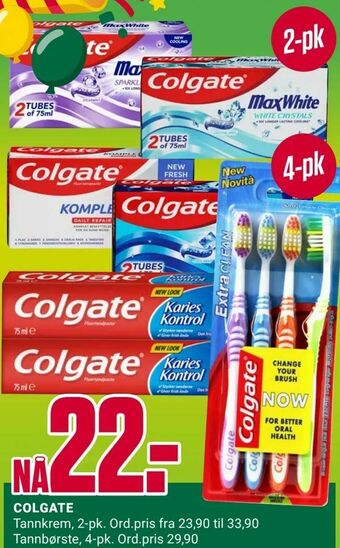 Europris Colgate tilbud