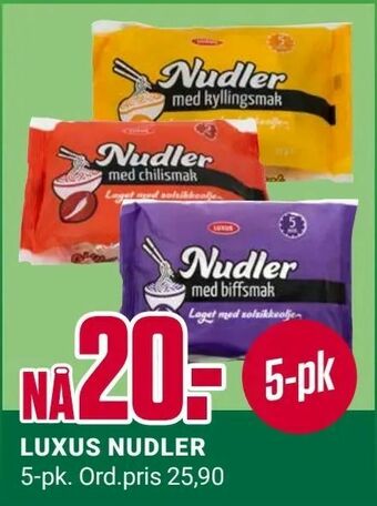 Europris Luxus nudler tilbud