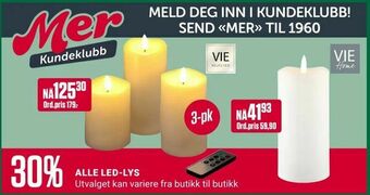 Europris Alle led-lys tilbud