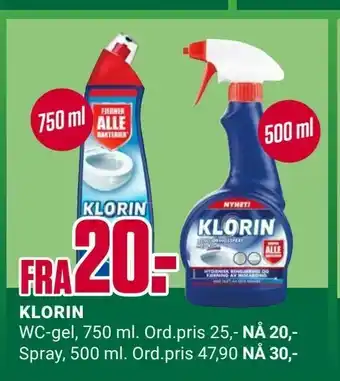 Europris Klorin tilbud