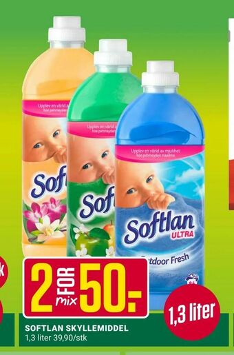 Europris Softlan skyllemiddel tilbud