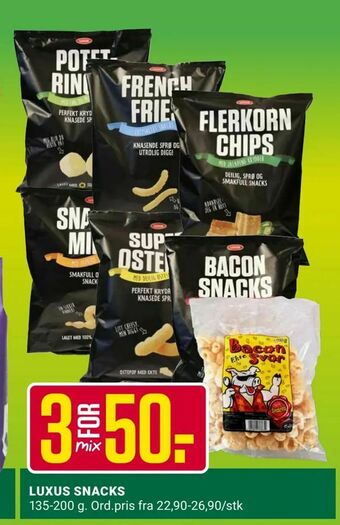 Europris Luxus snacks tilbud