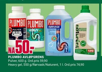 Europris Plumbo avløpsrens tilbud