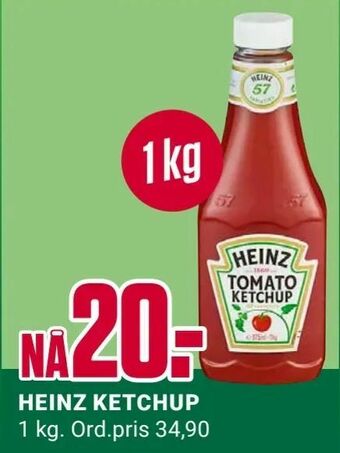 Europris Heinz ketchup tilbud