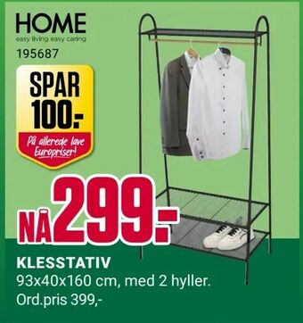 Europris KLESSTATIV tilbud