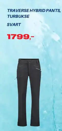 XXL Sport Traverse Hybrid pants, turbukse tilbud