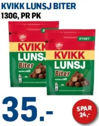 Kvikk lunsj biter