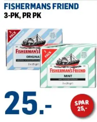 Price Lagerbutikk Fishermans Friend tilbud