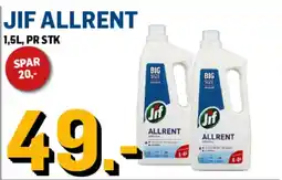 Price Lagerbutikk Jif Allrent tilbud