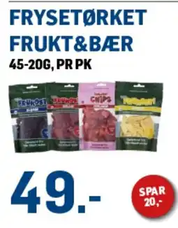 Price Lagerbutikk Frysetørket frukt & bær tilbud