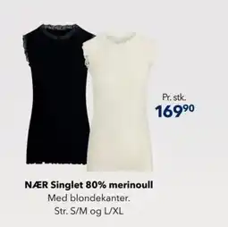 Apotek 1 Nær singlet 80% merinoull tilbud