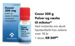 Apotek 1 Coxor 300 mg pulver og væske til mikstur tilbud