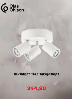 Clas Ohlson Clas Ohlson Northlight Theo takspotlight tilbud