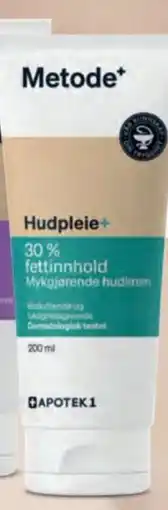Apotek 1 Metode Mykgjørende krem 30% tilbud