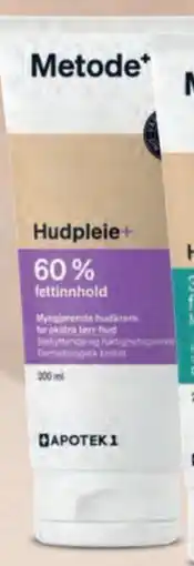 Apotek 1 Metode Mykgjørende krem 60% tilbud