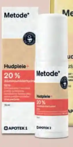Apotek 1 Metode Aluminium- klorhydrat 20% antiperspirant spray tilbud