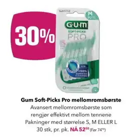 Apotek 1 Gum Soft-Picks Pro mellomromsbørste tilbud
