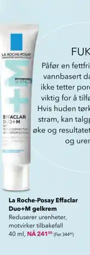 Apotek 1 La Roche-Posay Efficlar Duo+M gelkrem tilbud
