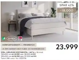 Skeidar Jensen Opal Jubileum Kontinental tilbud