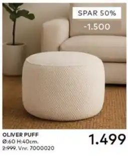 Skeidar Oliver Puff tilbud