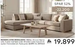 Skeidar Modern Living Modulsofa tilbud