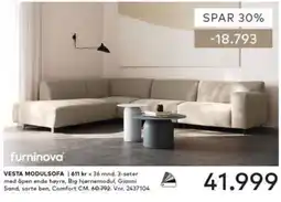 Skeidar furninova vesta modulsofa tilbud