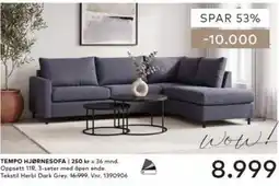 Skeidar Tempo Hjørnesofa tilbud