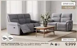 Skeidar Denver 2-seter elektrisk tilbud