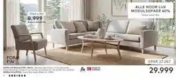 Skeidar Form Fin Noor Lux Modulsofa tilbud
