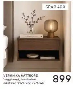 Skeidar Veronika nattbord tilbud