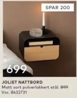 Skeidar Joliet nattbord tilbud