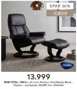 Skeidar Stressless Ruby Stol tilbud