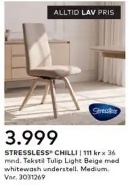 Skeidar Stressless Chilli tilbud