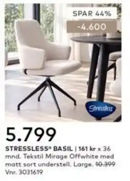 Skeidar Stressless Basil tilbud