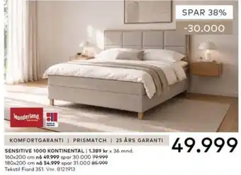 Skeidar Wonderland Sensitive 1000 Kontinental tilbud
