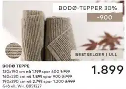Skeidar Bodø teppe tilbud
