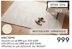 Skeidar Sira teppe tilbud