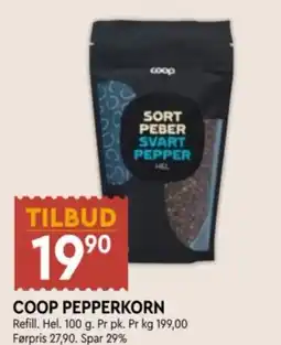 Coop Mega Coop pepperkorn tilbud