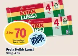 Coop Mega Freia Kvikk Lunsj tilbud