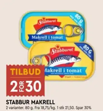 Coop Mega Stabbur makrell tilbud