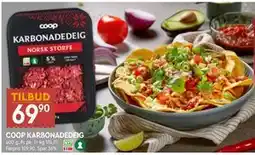 Coop Mega COOP KARBONADEDEIG tilbud