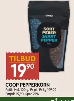 Coop Mega COOP PEPPERKORN tilbud